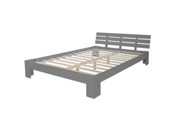 Homestyle4u Holzbett 180x200 mit Lattenrost in 2039* Betten