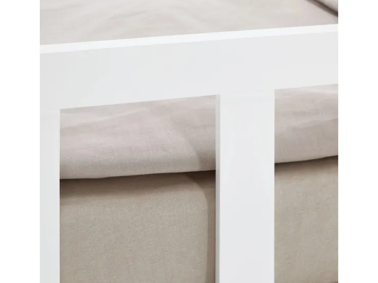 Homestyle4u Kinderbett mit Rausfallschutz 120x200 cm Bodenbett Lattenrost Matratze 3026* Betten