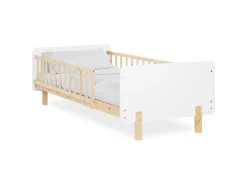 Homestyle4u Kinderbett 90x200 mit Raufallschutz Lattenrost 2604* Bettwäsche