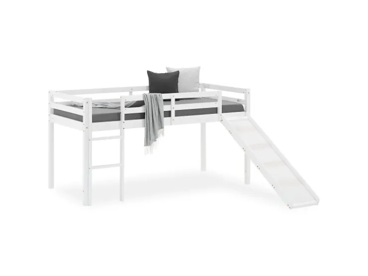 Homestyle4u Kinderbett 90x200 mit Rutsche in 1434