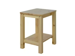 Homestyle4u Nachttisch 38x47x32 in Braun 1826