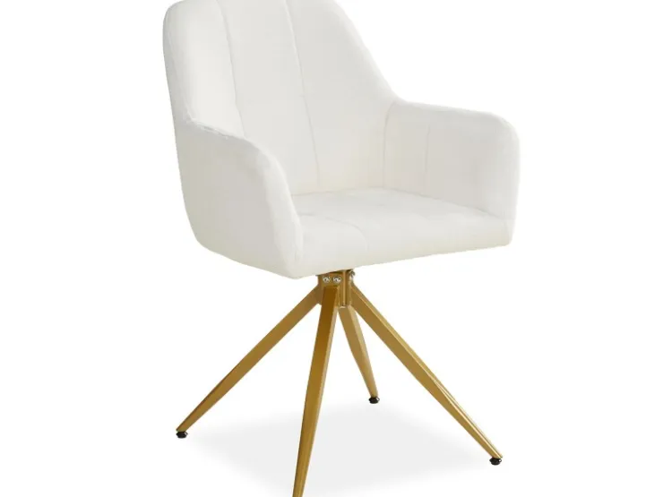 Homestyle4u Polsterstuhl Drehbar 4er Set in Beige 2731* Stühle