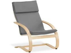 Homestyle4u Relaxsessel in Grau 2405* Sessel