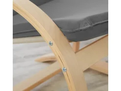 Homestyle4u Relaxsessel in Grau 2405* Sessel