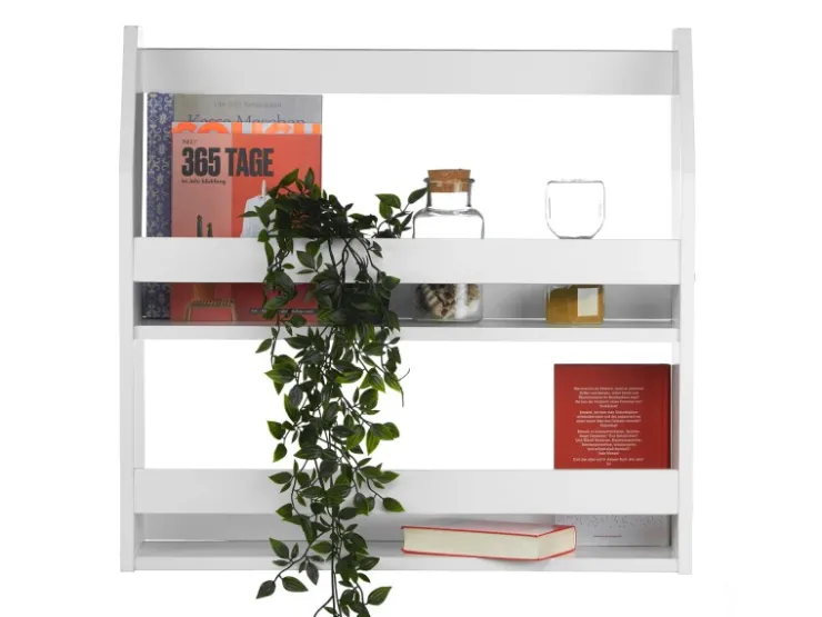 Homestyle4u Wandregal Hängeregal Küchenregal Bücherregal Regal Holz