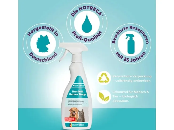 HOTREGA Hunde & Katzen Stopp 500 ml