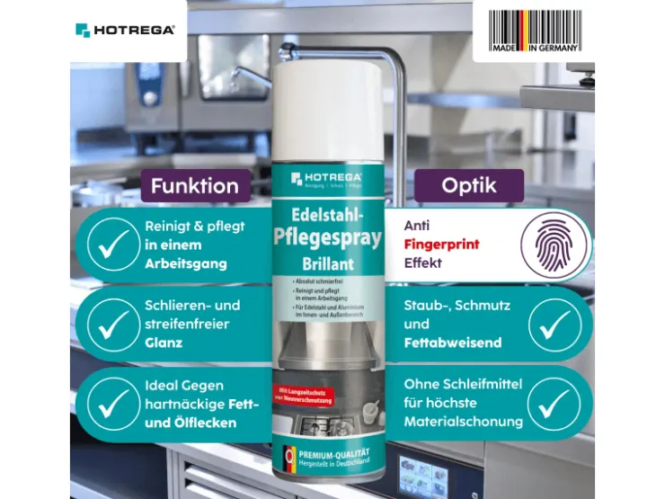 HOTREGA Küchenset Reinigung Und Pflege Hochglanz 5-teilig* Reinigung