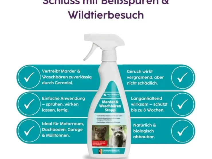 HOTREGA Marder & Waschbären Stopp 500 ml* Reinigung