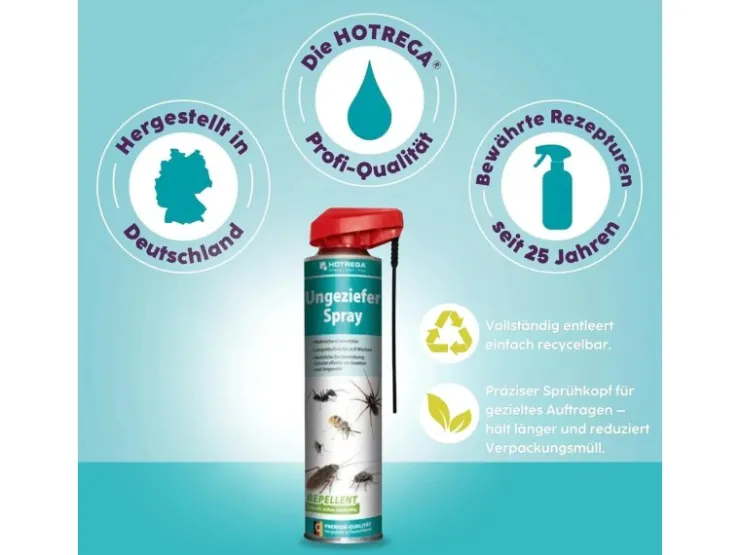 HOTREGA Ungezieferspray Repellent 600 ml
