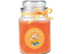 HS Candle Duftkerze & Bonbon Glas Comic Orange Honigmelone* Windlichter