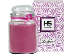 HS Candle Duftkerze & Bonbon Glas Ø10cm Lavendel* Windlichter