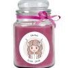 HS Candle Duftkerze & Glas Sternzeichen Lavendel 110 Stunden Stier* Windlichter