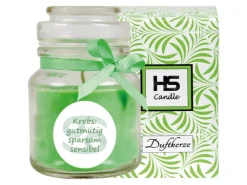 HS Candle Duftkerze & Glas Sternzeichen Coconut Limes 30 Stunden Krebs* Windlichter