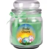 HS Candle Duftkerze & Glas Frohe Ostern Bonbon Ø9 cm Coconut Limes Ostereier* Ostern