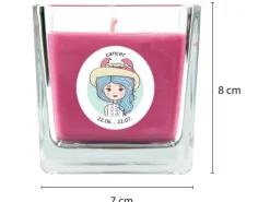 HS Candle Duftkerze & Glas Sternzeichen Lavendel 50 Stunden Krebs* Windlichter