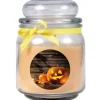 HS Candle Duftkerze & Glas Halloween Creme Bonbon 70h
