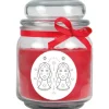 HS Candle Duftkerze & Glas Sternzeichen Rose 70 Stunden Zwillinge* Windlichter
