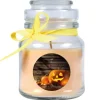 HS Candle Duftkerze & Glas Halloween Creme Bonbon 30h