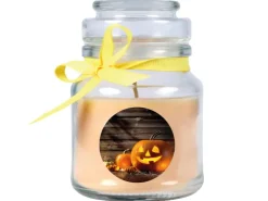 HS Candle Duftkerze & Glas Halloween Creme Bonbon 30h