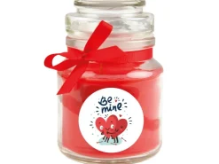 HS Candle Duftkerze & Glas Valentinstag Bonbon 30h Be Mine* Windlichter