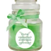 HS Candle Duftkerze & Glas Sternzeichen Coconut Limes 30 Stunden Fische
