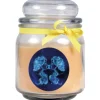 HS Candle Duftkerze & Glas Sternzeichen Vanille 70 Stunden Zwillinge