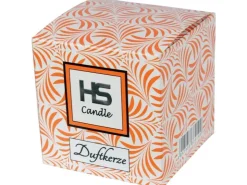 HS Candle Duftkerze & Glas Sternzeichen Honigmelone 50 Stunden Zwillinge