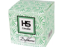 HS Candle Duftkerze & Glas Frohe Ostern Viereck 8 x 7,5cm Coconut Limes Küken* Ostern
