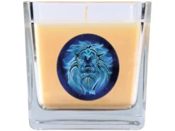 HS Candle Duftkerze & Glas Sternzeichen Vanille 50 Stunden Löwe* Windlichter