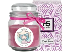 HS Candle Duftkerze & Glas Sternzeichen Lavendel 70 Stunden Skorpion* Windlichter