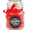 HS Candle Duftkerze & Glas Valentinstag Bonbon 30h Valentine's Day* Windlichter