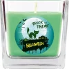 HS Candle Duftkerze & Glas Halloween Grün Bonbon 50h* Windlichter