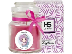 HS Candle Duftkerze & Glas Sternzeichen Lavendel 30 Stunden Wassermann* Windlichter