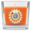 HS Candle Duftkerze & Glas Sternzeichen Honigmelone 50 Stunden Löwe