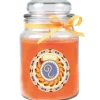 HS Candle Duftkerze & Glas Sternzeichen Honigmelone 110 Stunden Löwe