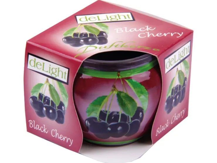 HS Candle Duftkerze Motiv 6er Pack Black Cherry* Windlichter