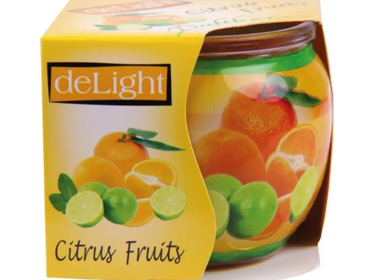 HS Candle Duftkerze Motiv 6er Pack Citrus Fruits* Windlichter