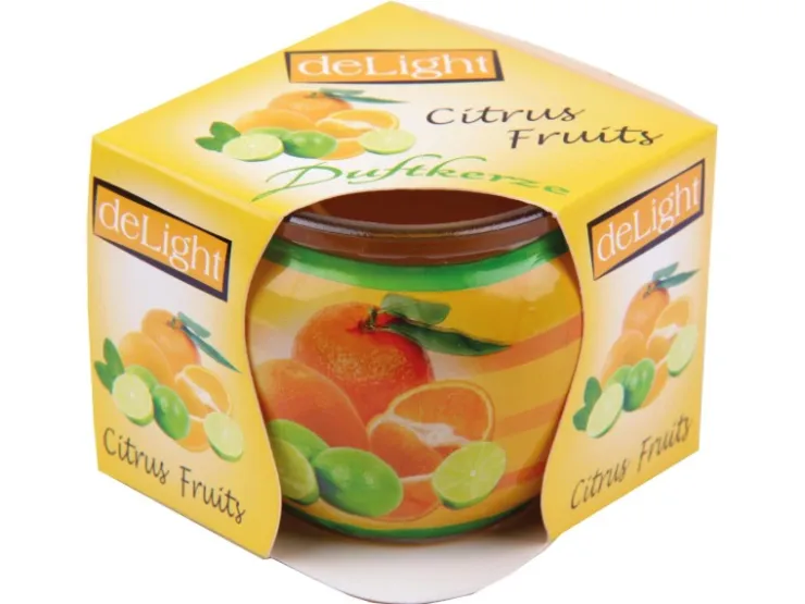 HS Candle Duftkerze Motiv 6er Pack Citrus Fruits* Windlichter