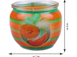 HS Candle Duftkerze Motiv 6er Pack Fresh Melon* Windlichter