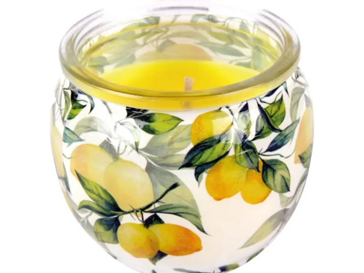 HS Candle Duftkerze Motiv Kerze Raumduft Lemon* Kerzen