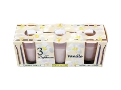 HS Candle Duftkerzen Classic Kerzen 3er Pack Vanille* Kerzen