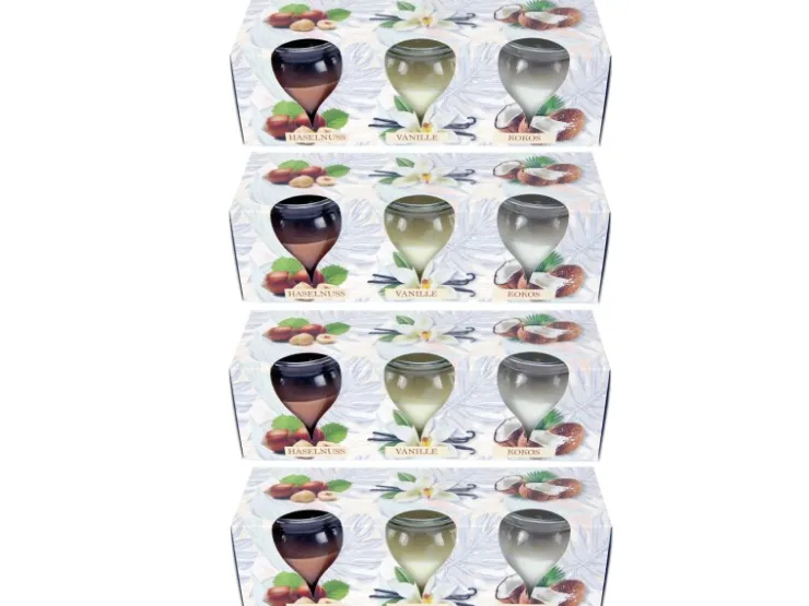 HS Candle Duftkerzen Selection 12er Pack Relax Selection* Windlichter