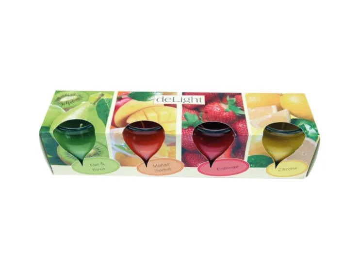 HS Candle Duftkerzen Selection 12er Pack Fruit Selection* Windlichter