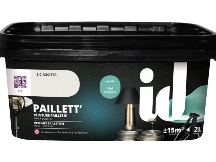 id Wandfarbe Paillett 2 l* Kreativfarben