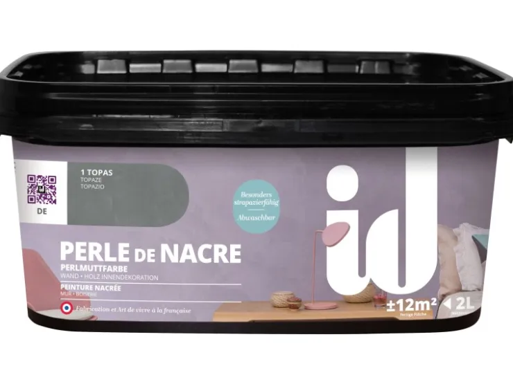 id Wandfarbe Perle De Nacre 2 l