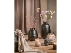 Innen-Laterne Minimalist Zen Natur-Schwarz 22,5 cm