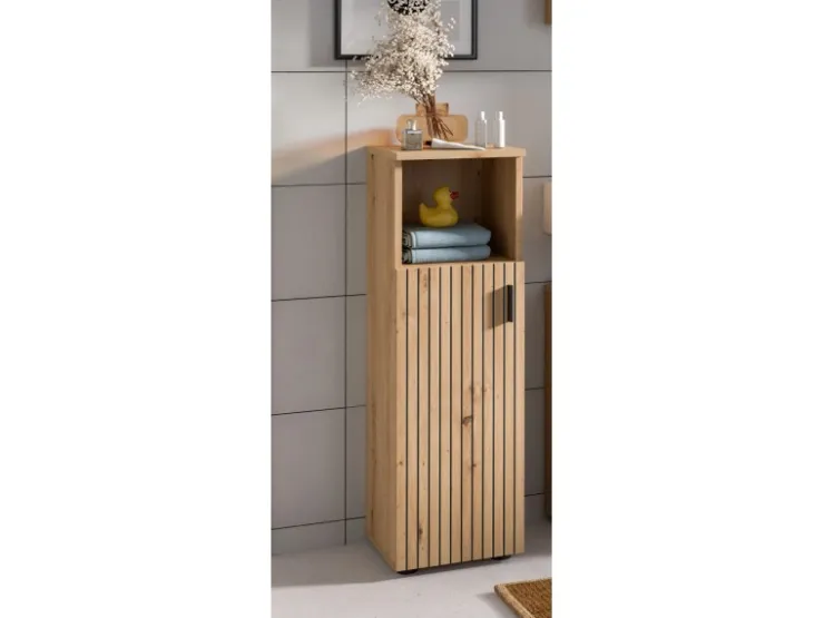 Inn.Furn Badezimmer Kommode in Eiche 30 x 95 cm Livia* Kommode