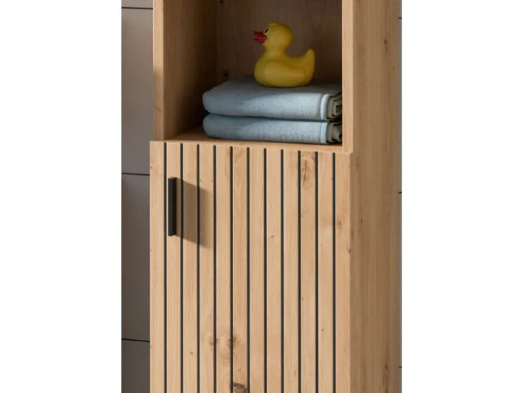Inn.Furn Badezimmer Kommode in Eiche 30 x 95 cm Livia* Kommode