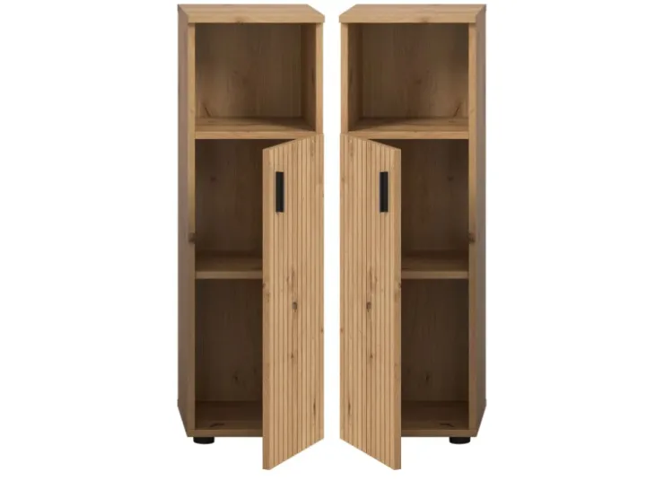 Inn.Furn Badezimmer Kommode in Eiche 30 x 95 cm Livia* Kommode