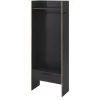 Inn.Furn Garderobe Salud in Grau und Nox Eiche 70 x 189 cm Salud